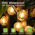 25Ft G40 String Lights, Patio Lights with 13 Bulbs(1 Spare), Waterproof Connectable Shatterproof Outdoor String Lights for Backyard Porch Balcony ...