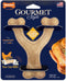 Nylabone Gourmet Style Strong Chew Wishbone Dog Chew Toy, Chicken Flavor, Small/Regular (1 Count)...