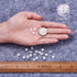FASHEWELRY 370Pcs Acrylic Flat Round Letter Beads 7x4mm Transparent Alphabet A-Z Spacer Beads for DIY Necklace Bracelet Jewelry Making (Clear)...