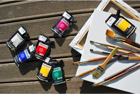 Sennelier Abstract Acrylic Paint Pouch, 4.05 Fl Oz (Pack of 1), Burnt Umber...