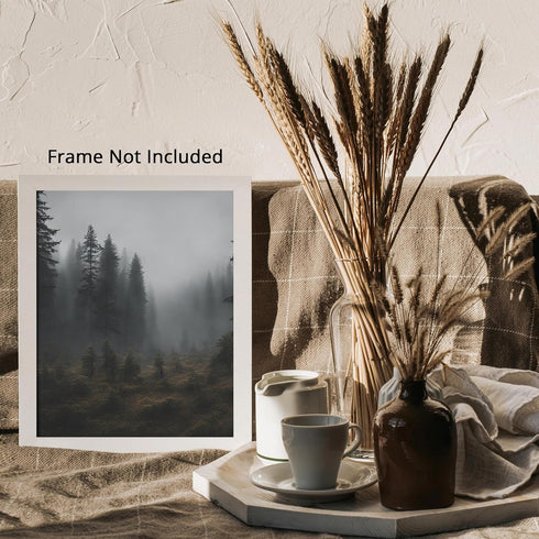 Posterizer 1 pcs- trees and jungle-nature scene style 13-Landscape & Nature Art-Floral Botanical Art- Decor for Home & Office- unframed wall art...