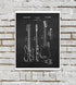 Gnosis Picture Archive Guitar Wall Decor Posters Set of 4 Unframed Art Prints...