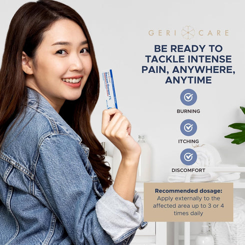 GeriCare Dibucaine Hemorroid Ointment 1% Pain-Relief Hemorrhoid Cream |Hemorroidal & Topical Analgesic| Quick Relief from Burning & Itching | Fast...