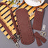 PandaHall DIY PU Leather Bag Knitting Set, Leather Bag Bottom/26” Shoulder Strap/Bag Twist Lock/Flap Cover/Bag Buckles for Crochet Handbag Tote Sh...