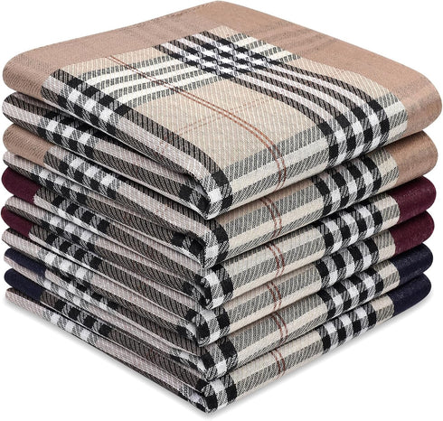 Selected Hanky 100% Cotton Men's Handkerchief 6 Piece Gift Set...