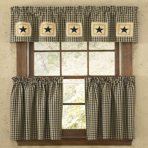 Park Designs Star Patch Lined Valance...