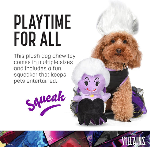 Disney for Pets Villains Ursula 6'' Plush Toy for Dogs | Ursula Plush Dog Toy | The Little Mermaid Movie Toys for All Dogs, Official Dog Toy Produ...