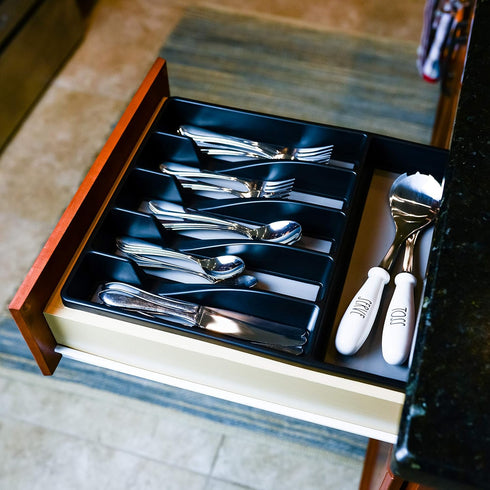 Galashield Silverware Organizer for Kitchen Drawers Flatware Utensils and Cutlery Tray...