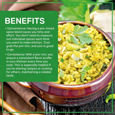 Jiva Organic Kitchari Spice Mix 7 Ounce - Made with Organic Spices & Herbs – Ayurvedic Kitchari Seasoning – For Ayurvedic Cleanses – Non GMO Susta...