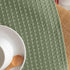 Waffle-Weave Textured Valance for Kitchen Water-Proof Window Curtains (60-inch x 18-inch, Sage, One Panel)...