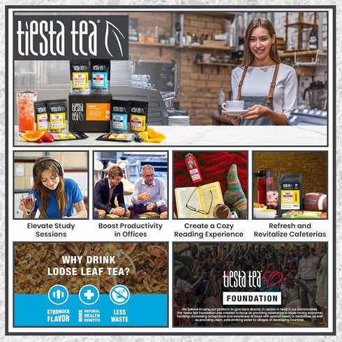 Tiesta Tea - Fruity Paradise | Strawberry Pineapple Green Tea | Premium Loose Leaf Tea Blend | Medium Caffeinated Green Tea | Make Hot or Iced Tea...