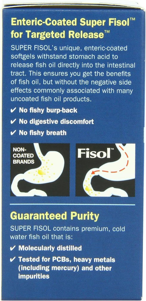 Nature's Way Super Fisol Fish Oil, Supports Heart and Joint Health*, 90 Softgels...