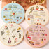 Harimau 4P Beginner Embroidery Kit,Natural Landscape Pattern,Cross Stitch Kits, Including Stamped Embroidery Cloth with 2 Embroidery Hoops, Multic...