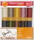 Gutermann 734521-3 Thread Set Natural Cotton 50 100m/10 reels, Col 2 Assorted...