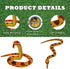 Snake Plush Toy, 59'' Large Washable, Giant Simulation Plush Cuddle Toy, Soft and Cute Children's Gift for Boys and Girls, Birthday Party Gift Pra...
