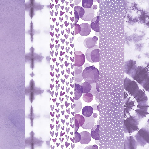 Paper House Productions 12" x 12" 9-Sheet Decorative Double Sided Paper Pack for Scrapbooking and Crafts - Orchid Palette...