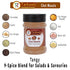 Tarkeeb Chat Masala 4.23 oz (120g) Shaker Top PET Jar | Tangy Indian Seasoning | All Natural | Vegan | No Colors | Gluten Free | NON-GMO | Indian ...