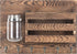 MyGift Wall-Mounted Burnt Wood Mail Holder Organizer with 6 Key Hooks & Mason Jar...