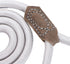 Mile High Life | Premium Leather Dog Leash | Strong Rope Leash | Leather Handle | Zinc Alloy Strong Clasp | Small Medium Large Dogs | 4/5/6 Feet(S...