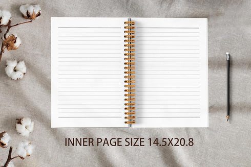 Bible Scripture 2 Corinthians 5:7 for Me Walk by Faith not by Sight Spiral Notebook Journal 5.5 x 8.3 inches,Christian Lined Hardcover Spiral Note...