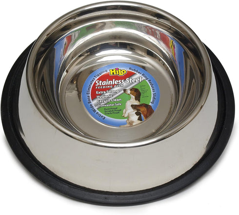 Hilo Stainless Steel Non-Skid Pet Feeding Dish - 24 oz...