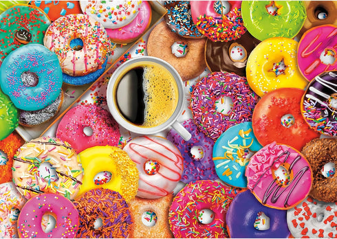 100 Piece puzzels for Kids Ages 4-8 8-10 3-5 jigsaws for Children Age 4 5 6 7 8 Jigsaw Puzzles for Children Kids Tollder Boys Grils Puzzle Doughnu...