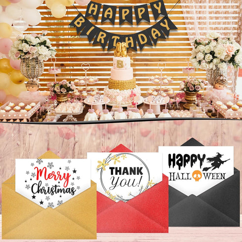 Gondiane Golden Shimmer Paper,24 sheets Pearlized Coating Cardstock Paper 8.5 x 11 Inches for DIY Cards, Invitations,Scrapbooking,Certificates and...