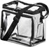 SP HOME GOODS Stadium Approved Clear Tote Bag with Adjustable Strap, Front Storage Compartment, and Mesh Pockets - See Through Zippered Clear lunc...