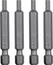 Mayhew Tools 19404-4 SAE Hex Power Bit, 1/8 x 2", 4-Pack...