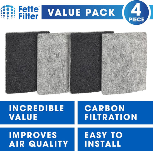FLT200 Air Purifier Filter Compatible with GermGuardian Filter Q for AP201/AC225 Air Purifier AC225W PG AP201W Plug-in Air Purifiers- Pack of 4...