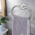 Towel Ring for Bathroom, Chrome Towel Bar Hangers Wall Mount, Stainless Steel Hand Towel Holder, Modern Round Towel Hanger by Eolax...