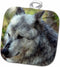 3D Rose Wolf Pot Holder, 8" x 8"...