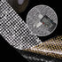 Locacrystal Bling Crystal Rhinestone Ribbon Self-Adhesive Iron-on DIY Glitter Diamond Stickers for Crafts Cars Clothing Decoration(1.06inch 3Yards...