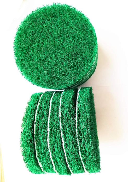 20 Pieces Scrub Pads Drill Power Brush Tile Scrubber Scouring Pads Cleaning Kit Including 2 Kinds of Abrasive Buffing Pads Replacement for Home Ki...