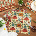Whaline 12Pcs Retro Floral Cotton Fabric Bundles 10 x 10 Inch Hippie Groovy Boho Rainbow Printed Fat Quarters Boho Quilting Patchwork for DIY Hand...