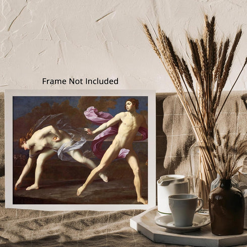 Posterizer 1 pcs-Atalanta and Hippomenes c. 1620-1625 Painting poster-Religious Posters-Gifts for Christians -Decor for Church, Sunday School Clas...
