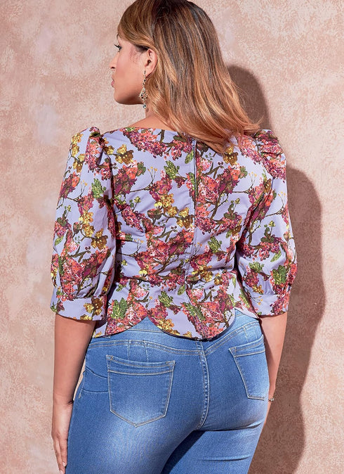 McCall's Misses/Plus Size TOP/Vest Sewing Pattern Kit, Multicolor...