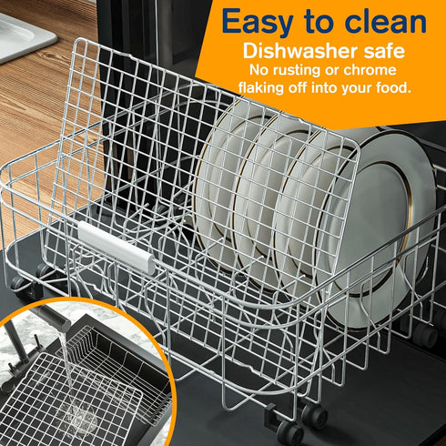 2PCS Cooling Racks for Cooking and Baking - 10" x 15"Heavy Duty Stainless Steel Wire Rack for Baking, Grilling, Roasting - Oven & Dishwasher Safe ...