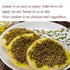 The Spice Way - Real Zaatar with Hyssop spice blend | 4 oz | (No Thyme that is used as an hyssop substitute). With sumac. No Additives, No Perserv...