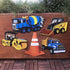 Jayd Products - 12 Large Construction Trucks and Traffic Cones Cutouts, Construction Party Decorations, Wall Decor For Kids, Classroom Decorations...
