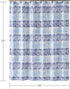 SKL Home by Saturday Knight Ltd. Kali Diamond Shower Curtain, Blue...