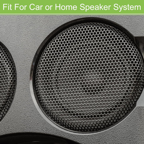 ACROPIX Universal 7 Inch Speaker Grills Mesh for Audio Subwoofer 182x6.5mm Grille without Frame Black - Pack of 1...