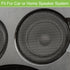 ACROPIX Universal 2.5 Inch Speaker Grills Mesh for Audio Subwoofer 74x4mm Grille without Frame Black - Pack of 4......