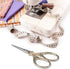 Embroidery Scissors with Leather Scissors Cover Small 3.6 inch Sewing Craft Sharp Scissors for Fabric Cutting Paper Crafting Office Scissors Sewin...