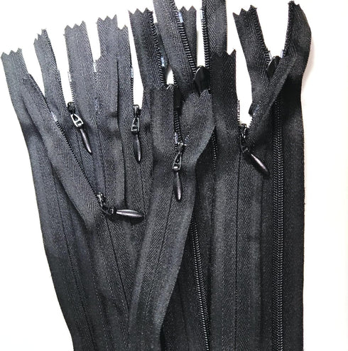 Leekayer 16 Inch Invisible Zippers - 25 PCS Bulk Nylon Coil Hidden for Sewing Dress Crafts Purse Bag Coat DIY 40cm Handmade Replacement for Repair...