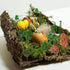 28 Pcs Model Trees Fake Miniature Trees Diorama Supplies Model Scenery Supplies Miniature Garden Accessories with Faux Moss Snow Leaves Decor for ...