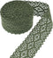 Lace Trim Cotton Lace Ribbon Eyelet Lace Ribbon Crochet Sewing Lace for junk journal supplies Crafts Supply(Green)...