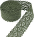 Lace Trim Cotton Lace Ribbon Eyelet Lace Ribbon Crochet Sewing Lace for junk journal supplies Crafts Supply(Green)...
