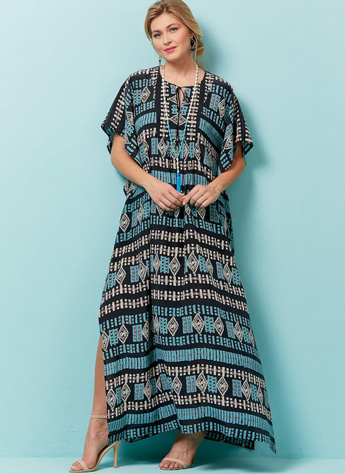Butterick Patterns Misses' Top, Tunic And Caftan, Y (XSM-SML-MED)...
