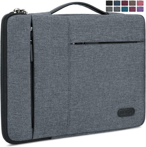 Laptop Sleeve Case 13.3-14 Inch Waterproof Durable 360 Protective Carrying Case Handle Bag Compatible with MacBook Air/Pro HP ThinkPad Notebook La...